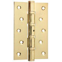 Петля Safita врезная универсальная усиленная разборная 125x75x3mm 4BB PB золото (2 шт.)
