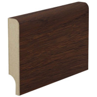Плинтус МДФ PS Standard 80х16х2060 мм орех KORFAD