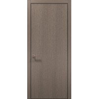 Міжкімнатні двері Папа Карло PLATO PL-01ч торець алюміній чорний