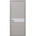 Межкомнатная дверь Папа Карло PLATO PL-03ч торец алюминий чёрный