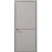 Межкомнатная дверь Папа Карло PLATO PL-21ч торец алюминий чёрный