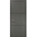 Межкомнатная дверь Папа Карло PLATO PL-23ч торец алюминий чёрный