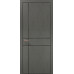 Межкомнатная дверь Папа Карло PLATO PL-30ч торец алюминий чёрный