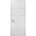 Межкомнатная дверь Папа Карло PLATO PL-02c торец алюминий серебро