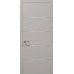 Межкомнатная дверь Папа Карло PLATO PL-02c торец алюминий серебро