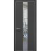 Межкомнатная дверь Папа Карло PLATO PL-06c торец алюминий серебро
