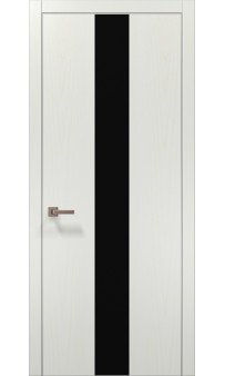 Межкомнатная дверь Папа Карло PLATO PL-06c торец алюминий серебро