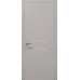 Межкомнатная дверь Папа Карло PLATO PL-07c торец алюминий серебро