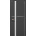 Межкомнатная дверь Папа Карло PLATO PL-08c торец алюминий серебро Межкомнатная дверь Папа Карло PLATO PL-08c торец алюминий серебро