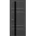 Межкомнатная дверь Папа Карло PLATO PL-10c торец алюминий серебро