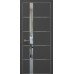 Межкомнатная дверь Папа Карло PLATO PL-12c торец алюминий серебро Межкомнатная дверь Папа Карло PLATO PL-12c торец алюминий серебро