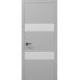 Межкомнатная дверь Папа Карло PLATO PL-26c торец алюминий серебро