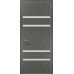 Межкомнатная дверь Папа Карло PLATO PL-27c торец алюминий серебро
