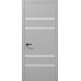 Межкомнатная дверь Папа Карло PLATO PL-27c торец алюминий серебро
