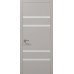 Межкомнатная дверь Папа Карло PLATO PL-27c торец алюминий серебро