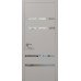 Межкомнатная дверь Папа Карло PLATO PL-27c торец алюминий серебро