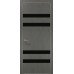 Межкомнатная дверь Папа Карло PLATO PL-28c торец алюминий серебро Межкомнатная дверь Папа Карло PLATO PL-28c торец алюминий серебро