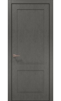 Межкомнатная дверь Папа Карло STYLE ST-02ч торец алюминий чёрный