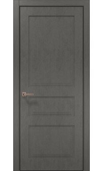 Межкомнатная дверь Папа Карло STYLE ST-03ч торец алюминий чёрный