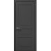 Межкомнатная дверь Папа Карло STYLE ST-03ч торец алюминий чёрный