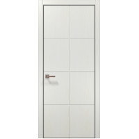 Межкомнатная дверь Папа Карло STYLE ST-06ч торец алюминий чёрный Межкомнатная дверь Папа Карло STYLE ST-06ч торец алюминий чёрный