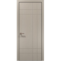 Міжкімнатні двері Папа Карло STYLE ST-19ч торець алюміній чорний