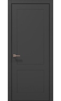 Межкомнатная дверь Папа Карло STYLE ST-30ч торец алюминий чёрный