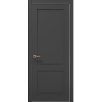 Межкомнатная дверь Папа Карло STYLE ST-02с торец алюминий серебро Межкомнатная дверь Папа Карло STYLE ST-02с торец алюминий серебро
