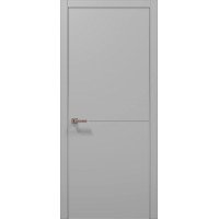 Межкомнатная дверь Папа Карло STYLE ST-13с торец алюминий серебро