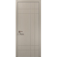 Межкомнатная дверь Папа Карло STYLE ST-19с торец алюминий серебро