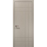 Межкомнатная дверь Папа Карло STYLE ST-19с торец алюминий серебро