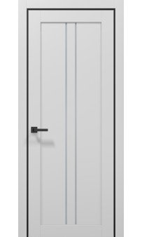 Межкомнатная дверь Папа Карло Tetra T-02 (сатин, чёрное)