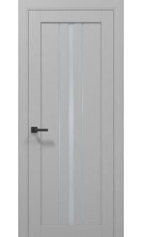 Межкомнатная дверь Папа Карло Tetra T-03 (сатин, чёрное)