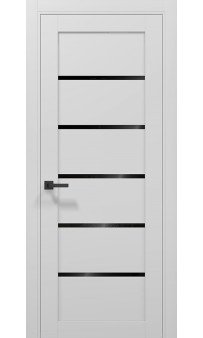 Межкомнатная дверь Папа Карло Tetra T-07 (сатин, чёрное)