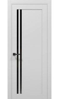 Межкомнатная дверь Папа Карло Tetra T-11 (сатин, чёрное)