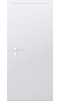Межкомнатная дверь Cortes Prima 3V  глухое белый мат либо RAL Rodos