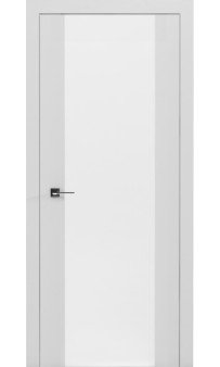 Межкомнатная дверь Cortes Prima стекло триплекс сатин/белый/чёрный белый мат либо RAL Rodos