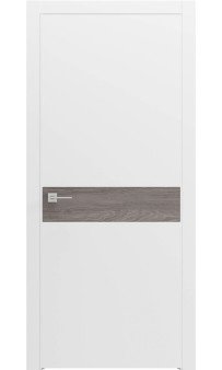 Межкомнатная дверь Loft Berta-GL глухое (зі вставкою під ламінат) Rodos