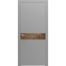Межкомнатная дверь Loft Berta-GW глухое (со вставкой браш LTL 6403, 6515, 6908, 6112, 6721) Rodos