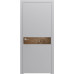 Межкомнатная дверь Loft Berta-GW глухое (со вставкой браш LTL 6403, 6515, 6908, 6112, 6721) Rodos
