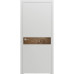 Межкомнатная дверь Loft Berta-GW глухое (со вставкой браш LTL 6403, 6515, 6908, 6112, 6721) Rodos