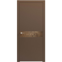Межкомнатная дверь Loft Berta-GW глухое (со вставкой браш LTL 6403, 6515, 6908, 6112, 6721) Rodos
