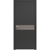 Межкомнатная дверь Loft Berta-GW глухое (со вставкой браш LTL 6403, 6515, 6908, 6112, 6721) Rodos