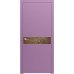 Межкомнатная дверь Loft Berta-GW глухое (со вставкой браш LTL 6403, 6515, 6908, 6112, 6721) Rodos