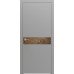 Межкомнатная дверь Loft Berta-GW глухое (со вставкой браш LTL 6403, 6515, 6908, 6112, 6721) Rodos