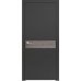 Межкомнатная дверь Loft Berta-GW глухое (со вставкой браш LTL 6403, 6515, 6908, 6112, 6721) Rodos