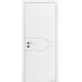 Межкомнатная дверь Loft Surf шпон дуба либо шпон окрашенный по RAL (орех, LTL 6403, 6515, 6908, 6112, 6721) ровная с фрезеровкой Rodos