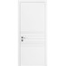 Межкомнатная дверь Loft Surf шпон дуба либо шпон окрашенный по RAL (орех, LTL 6403, 6515, 6908, 6112, 6721) ровная с фрезеровкой Rodos