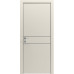 Межкомнатная дверь Modern Flat-01 глухая+alum (с алюм.торцом и вставка молдинг) Rodos