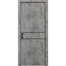 Межкомнатная дверь Modern Flat-01 глухая+alum (с алюм.торцом и вставка молдинг) Rodos